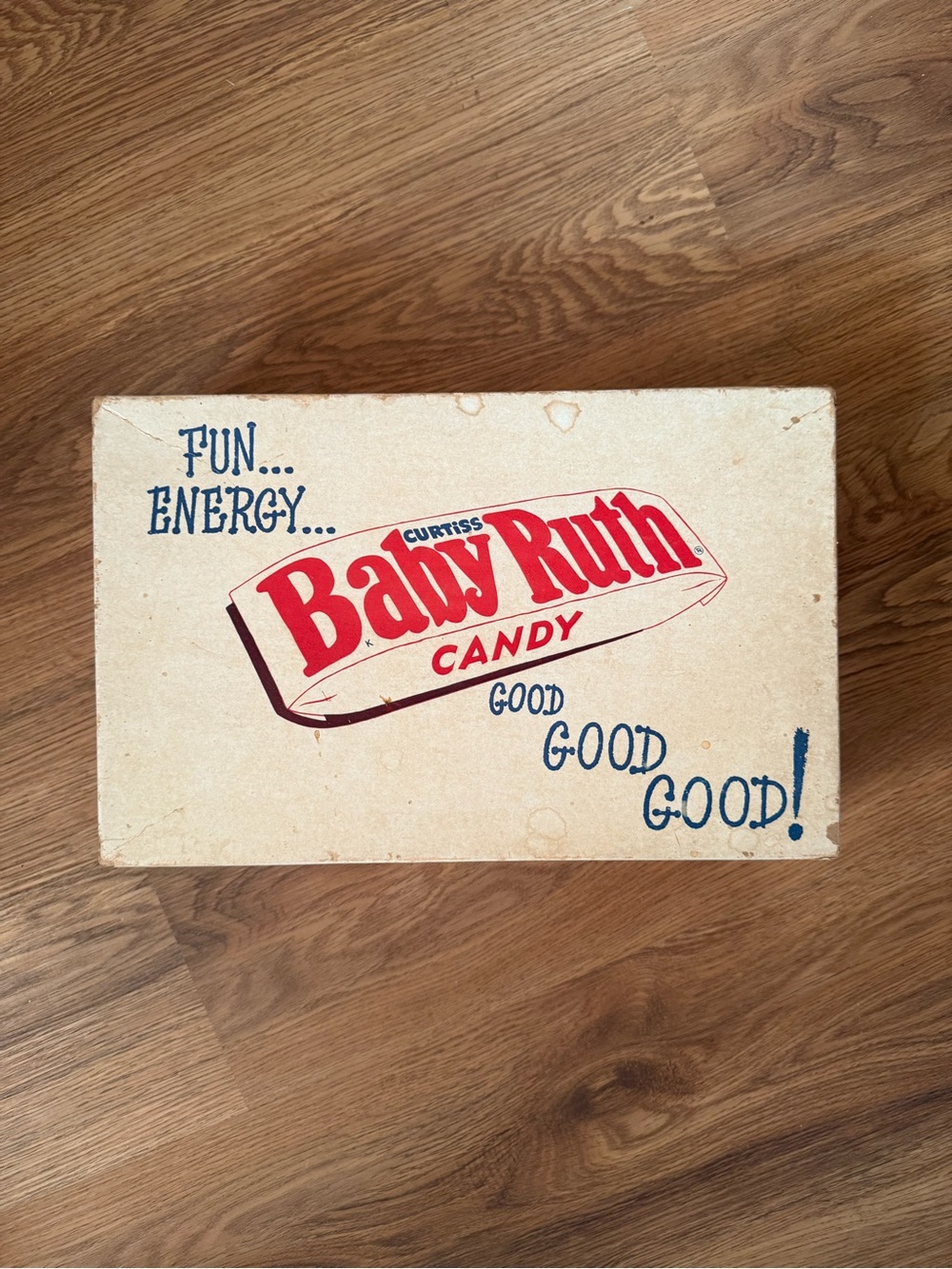 Vintage 1959 Baby Ruth Candy Box Curtiss EMPTY Chocolate Bar RARE